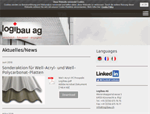 Tablet Screenshot of logibau.ch